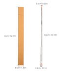 2 Pack Heat Sealer Heating Element Replacement Kit With Cloth Covered Nickel Alloy Wire 5mm Wide Flat Ribbon Strip For Warehouse Packing And Maintenance Durable Even Thermal Output, 33cm x 3.3cm