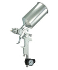 2.0mm HVLP Spray Gun With 1000ml Cup Beefy Stainless Needle Super Smooth Spray For Car Painting Auto Bodywork lightweight design with gauge