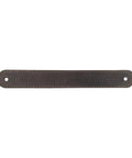Set Of Four Full Grain Leather Drawer Handles Handmade In Bourbon Brown With Pre Made Holes For Easy Installation Durable And Stylish Furniture Hardware For Dressers Armoires And Cabinets Ideal For DIY Renovations