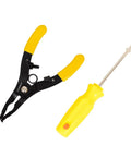 Sprinkler Head Adjustment Tool And Rotor Removal Kit For Lawn Irrigation Systems Includes Screwdriver Built Tough S50C Steel