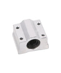 Kickass SCS8UU Linear Motion Ball Bearing Slide Block Bushing 8MM for CNC and 3D Printers, silver metal design.