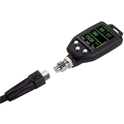 G2 Console Dive Computer With Quick Release Black One Size, Easy Read Phone Style Screen, Simple Three Button Controls shown detached