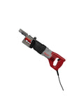 Roughneck Corded Spray Foam Insulation Saw with a red and silver finish for slicing foam insulation swiftly and efficiently.