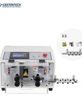 Built Different Automatic Wire Cutting And Stripping Workhorse With Smart Touchscreen featuring front view and access panel.