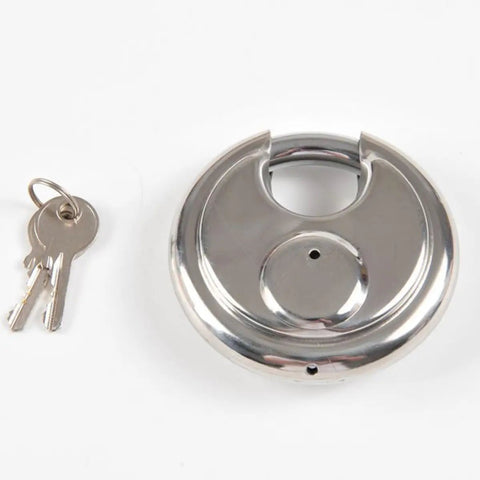 Heavy Duty Waterproof Stainless Steel Padlock For Backpacks Drawers And Luggage Rust Proof Keyed Security Lock with keys.