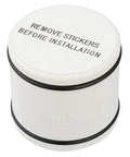 Replacement filter for Chrome Inline Shower Filtration System with a No Brainer Install, reduces chlorine, sediment, and scale.