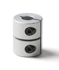 Beefy 6.35mm To 8mm Aluminum Rigid Shaft Coupling With Clamping On Set Screw For Secure Shaft Connection, 20mm Diameter And 25mm Length