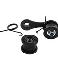 Premium Motorcycle Chain Tensioner Kit With Durable Abs And Iron Guide Plus Spring Roller For Automatic Adjustment On Your Atv Bike, black parts