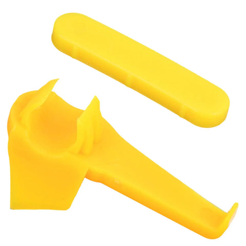 12 Sets Tire Machine Rim Protectors With Duck Head Plastic Inserts And Wheel Side Guards For Mounting And Demounting Wheels Durable Nylon Tire Changer Tool Kit For Cars And Motorcycles, yellow nylon