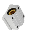 Four Pieces 12mm Solid Polymer Linear Bearing Slide Bushing For CNC Machines Self Lubricating And Dust Proof Oil Free Design Provides Lightweight