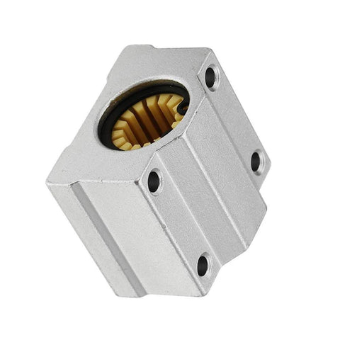 Four Pieces 12mm Solid Polymer Linear Bearing Slide Bushing For CNC Machines Self Lubricating And Dust Proof Oil Free Design Provides Lightweight