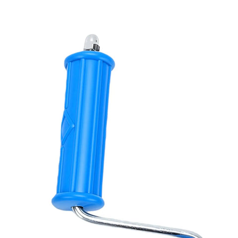 Slick Heavy Duty Drain Auger Attachment For Kitchen And Bathroom Sink And 5 Meter Flex Cable with blue ergonomic handle for comfortable use.