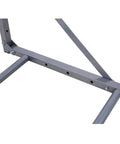Heavy duty metal frame of Wall Mount Folding Tire Rack With Adjustable Width And Heavy Duty 300 Lb Capacity.