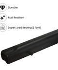 Beefed Up 2 Ton Jack Handle Replacement For Horizontal Hydraulic Pole Jack Stands, shows durable, rust resistant, load bearing text