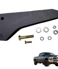 Front Track Bar Drop Bracket For Two To Five Inch Leveling Body Extension Kit Fit For Dodge Ram 2500 4x4 2014 2022 shown with hardware