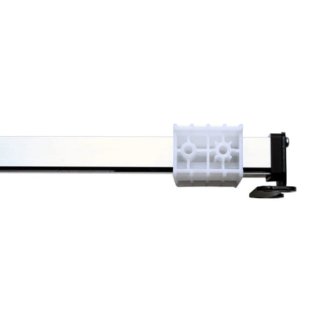Power Recliner Motor Replacement RMT Non Universal Model R8123 R812301156333 close-up of actuator detail, white and black parts