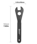 Low Profile Bicycle Spanner Set 2mm Thick For 13mm To 19mm Cone Wrenches Durable Carbon Steel Multi Function Tool single wrench image