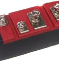 Beefed Up Forklift Spare Parts Module TSM002 For Forklift And Lift Truck Accessories, Pallet Jack Wheels Upgrade Kit, Heavy Duty Replacement Parts For Routine Maintenance, Used For Forklift Repair, One Color close-up of red and black terminal block