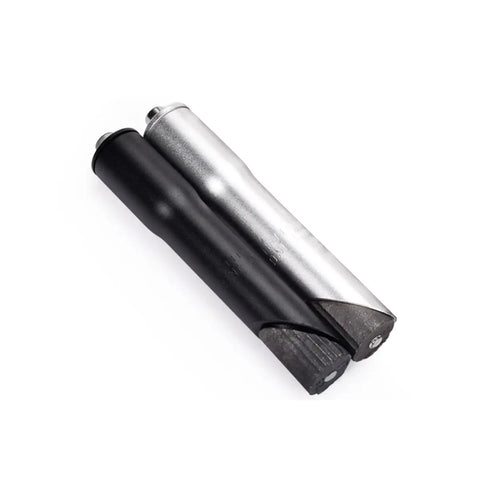 Adjustable Bicycle Handlebar Stem Adapter And Riser Extension Aluminum Alloy Construction black and silver