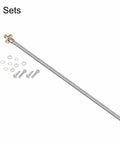 Two Pack 14 Inch Tr8x8 Lead Screws With Brass Nuts For 3D Printer Z Axis And CNC Machining Stainless Steel Acme Thread 2mm Pitch