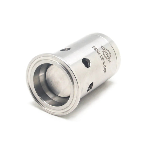 QiiMii 1.5in stainless steel tri-clamp ferrule, OD 50.5mm, open bore