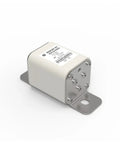 Heavy Duty High Voltage DC Fuse For EV Chargers And Solar Kits 750V With 400A 500A 630A, compact design and metal mount.