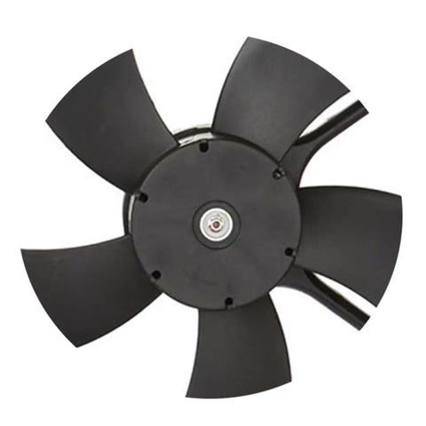 Built Tough Radiator Cooling Fan Assembly Drops Right In For Mitsubishi Lancer De Es Se Gt Gts 2008 Through 2017 fan blades close up