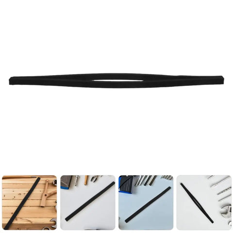 Black Foam Lower Gasket Assembly for Vacuum Sealer Replacement Parts, Heavy Duty Seal Kit to Keep Your Vacuum Fresh, No-Fuss Install, Durable Foam Gasket for Prolonged Sealing, Shock-Resistant and Leak-Proof. black foam gasket strip on white background