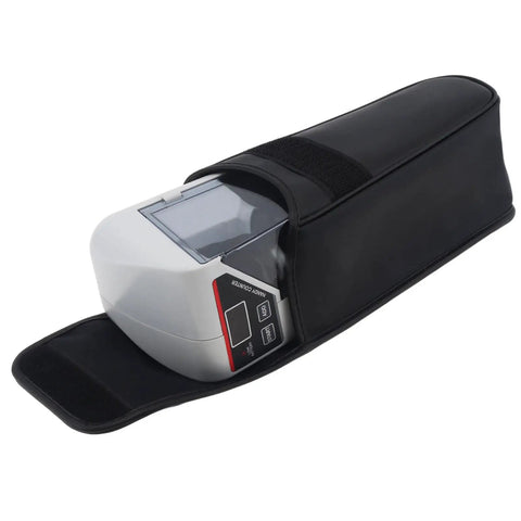 Portable Mini Bill Counter Machine For Cash Currency Lightweight Handy Money Counter in protective black case