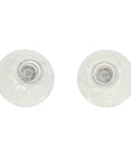 Top view of clear acrylic tub and shower faucet handles for Contessa and Windsor faucets fits Price Pfister, round knob design.