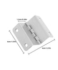 8 Piece Stainless Steel Cabinet Door Hinges Set With Four Fold Right Angle Folding Design For No Hassle Easy Open Solid Support