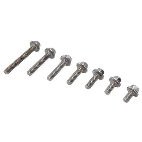70 Piece M5 Stainless Steel Bolts Kit With 7 Lengths 10 12 16 20 25 30 40 Millimeters Hex Socket Head Cap Flange Fasteners For Home Appliance Repair And Workshop Projects, assorted lengths