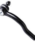 Front Strut Spring Assembly And All In One Suspension Kit With Tie Rod End Stabilizer Bar Link Control Arm And Ball Joint For Infiniti QX56 2004 Through 2010 Replacement front tie rod end, black steel, angled view