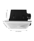 Whisper Quiet Bathroom Vent Fan 90 CFM With 0.8 Sone, Ceiling Mount Exhaust For Small Bathrooms, HVI 2100 Certified And UL Listed