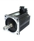 Front view of servo motor with encoder for high resolution and precise control, ideal for CNC and automation, smooth motion and reliable performance