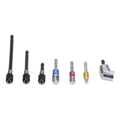 Ycauty 7 Piece Socket Adapter Kit With Chrome Vanadium Steel Makes You A Real Tool Wizard For Any Job From Home Repairs To Pro Projects With Multi Size Options That Get The Work Done Fast, 1/4 3/8 1/2 in adapters