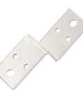 Beefed Up Heavy Duty Z Bracket Corner Connector For Cabinet Shelves Rustproof Stainless Steel Thickened 2.5mm Plate 40mm Mounting
