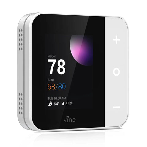 Smart WiFi Thermostat With 7 Day And 8 Period Programmable Schedule For Home Comfort, Alexa And Google Assistant Compatible, TJ-550, White