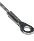 Close-up of Two Pack Cabinet Door Restraint Kit with Door Stops Zinc Finish Includes Screws And Washers