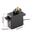 Beefed Up Micro Metal Gear RC Servo Upgrade dimensions for Arrma and Losi 1/12-1/18 scale trucks and buggies direct replacement