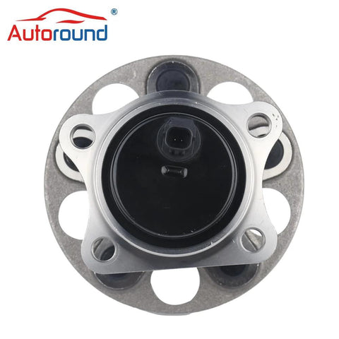 Rear Wheel Bearing And Hub Assembly 512547 Plug And Play Compatible With Toyota Corolla 2020 To 2022 And Prius 2016 To 2022 And Prius Prime 2017 To 2022 Lexus CT200h 2011 To 2017 5 Lug With ABS front view