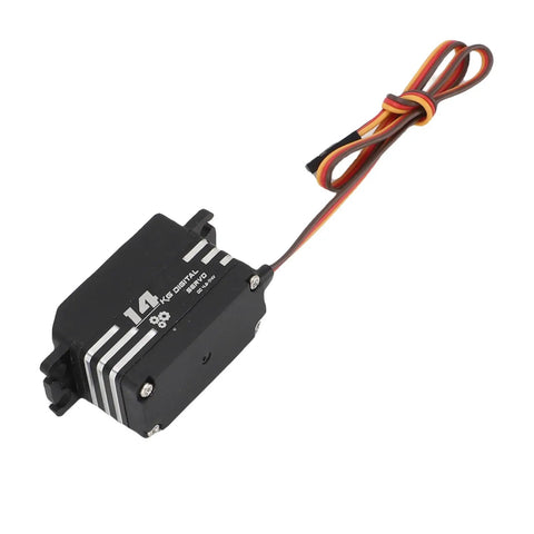 Beast Mode Digital Servo Motor Dishing Out A Gnarly 14K Gram Pull With Lightning Agility For Bullet Proof Stability On RC Cars Trucks Boats And Hobby Units, featuring copper gears and compact design.