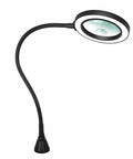 LED Magnifying Lamp With Flexible Gooseneck 5X And 10X Lenses 3 Color Modes Soldering Helping Hands Base Station For DIY Projects Crafting