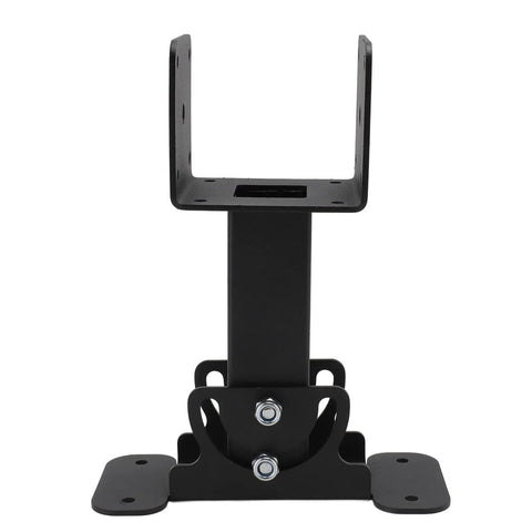 Beefy Heavy Duty Roof Riser Brackets Kit For Wood Posts Adjustable From 0 To 180 Degrees Fits 4 By 4 And 4 By 6 Posts Patio Pergola Black Powder Coated Includes 6 Hex Screws For Gazebos Porches Backyard