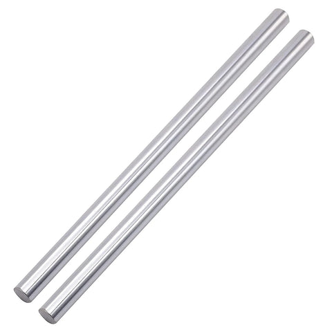 Aluminum linear motion rods, 8mm x 400mm, set of 2