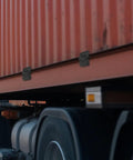 Heavy Duty Weld On Trailer Gate Hinges Set visible on truck, Thickened Weldable Door Hinges for RVs and Trailers, Rust Resistant Metal