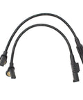 Straight Fire Four Piece Abs Wheel Speed Sensors For Mercedes Gl Ml Classes 2007 To 2012 Oem Replacement Kit showing two black speed sensor cables.