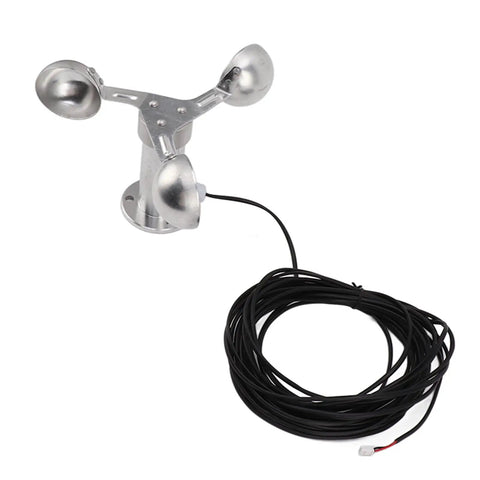 Pro Grade Wind Speed Sensor Anemometer With 8m Cable Lightweight Aluminum Alloy Build 360 Degree Wind Speed And Direction Measurement For Power Plants And Meteorology Monitoring Top Notch Performance, aluminum anemometer with 8m cable