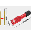 Bicycle Front Fork Valve Adapter For Air Suspension Forks Aluminum Alloy Accessory That Seals Air And Locks In Pressure, dimensions shown