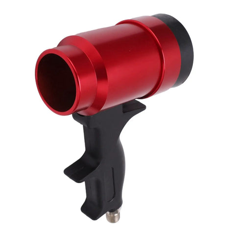 High Volume 6000L Per Minute Industrial Heat Gun For Shrink Wrapping Tubing, drying, and water based paint curing close-up view.